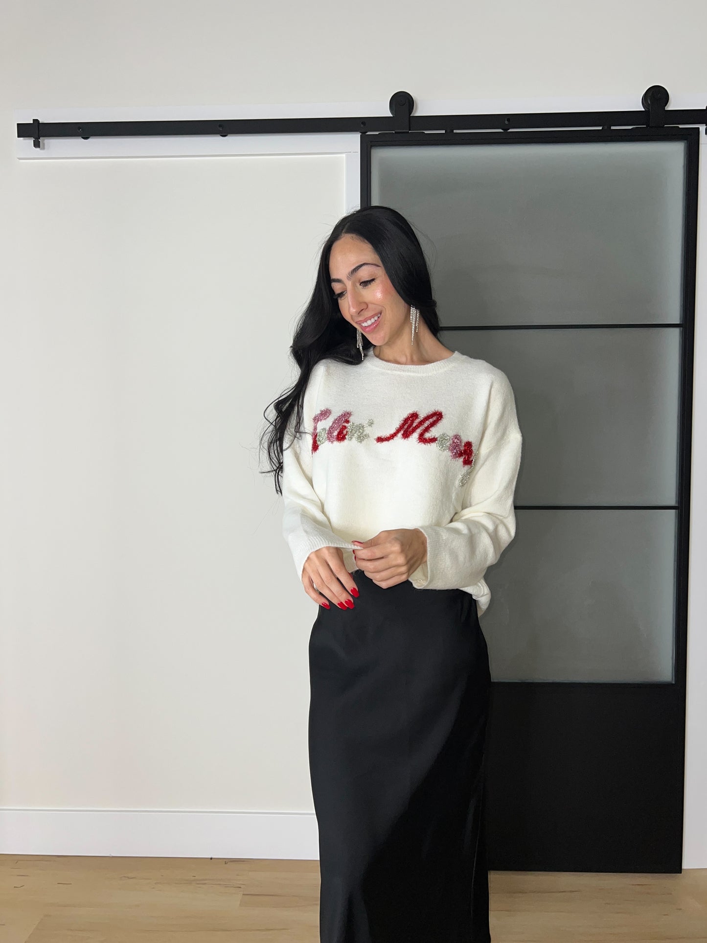 Feelin Merry Pullover Sweater- FINAL SALE