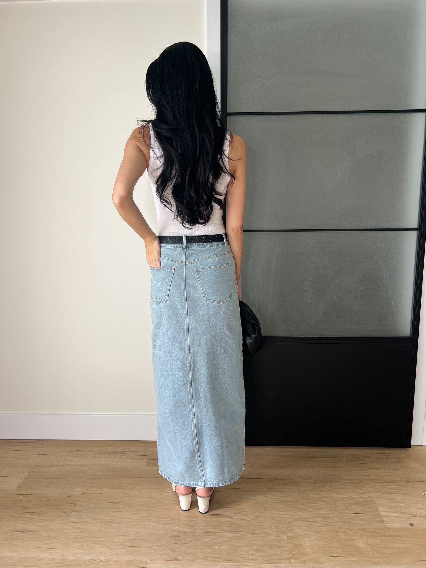 Denim Dreams Maxi Skirt