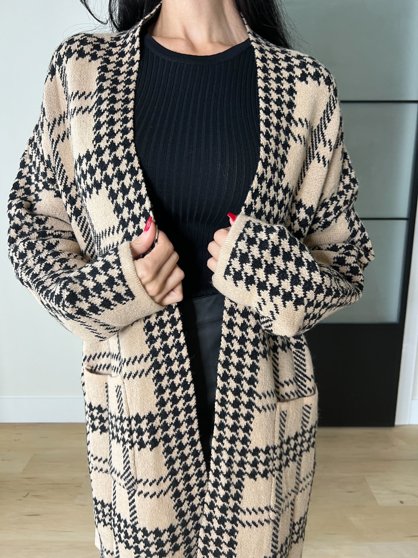 Remi Houndstooth Cardigan