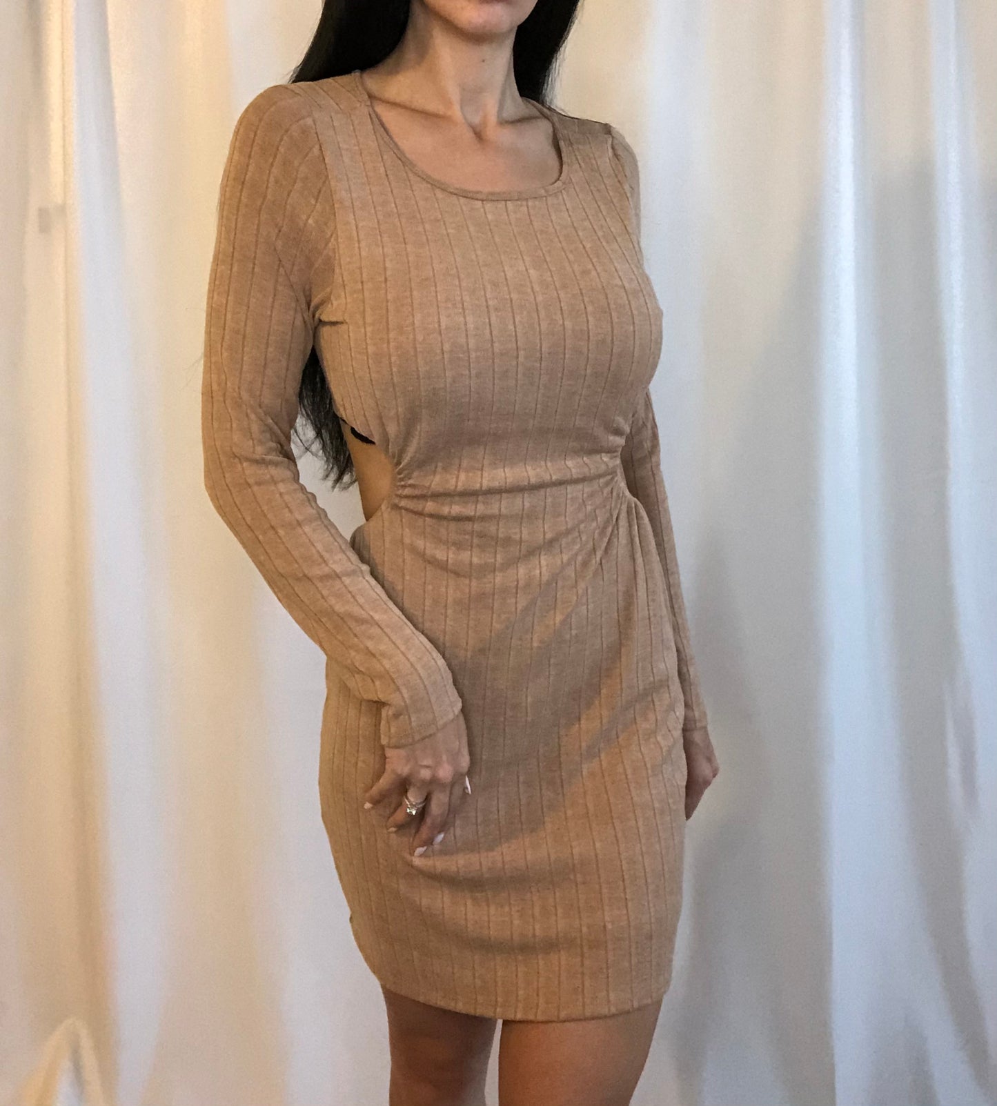 Hazel Cut-Out Mini Dress-FINAL SALE