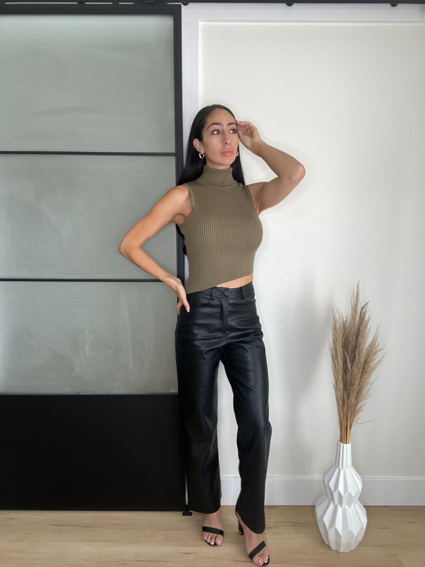 Ivy Asymmetric Knit Top-FINAL SALE