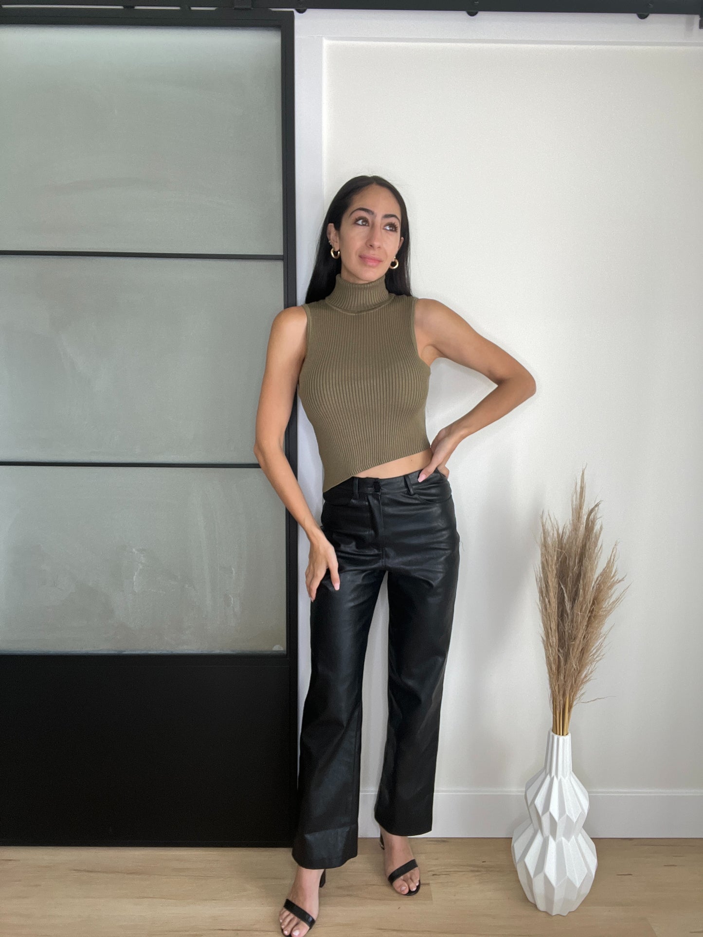 Ivy Asymmetric Knit Top-FINAL SALE